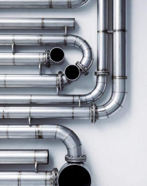 steel-pipes-white-background-d-render-illustration